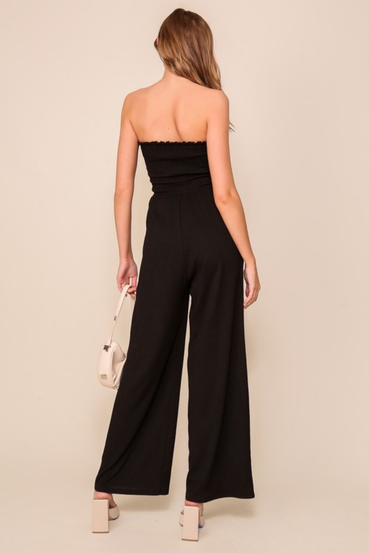 Winding Roads Strapless Jumpsuit