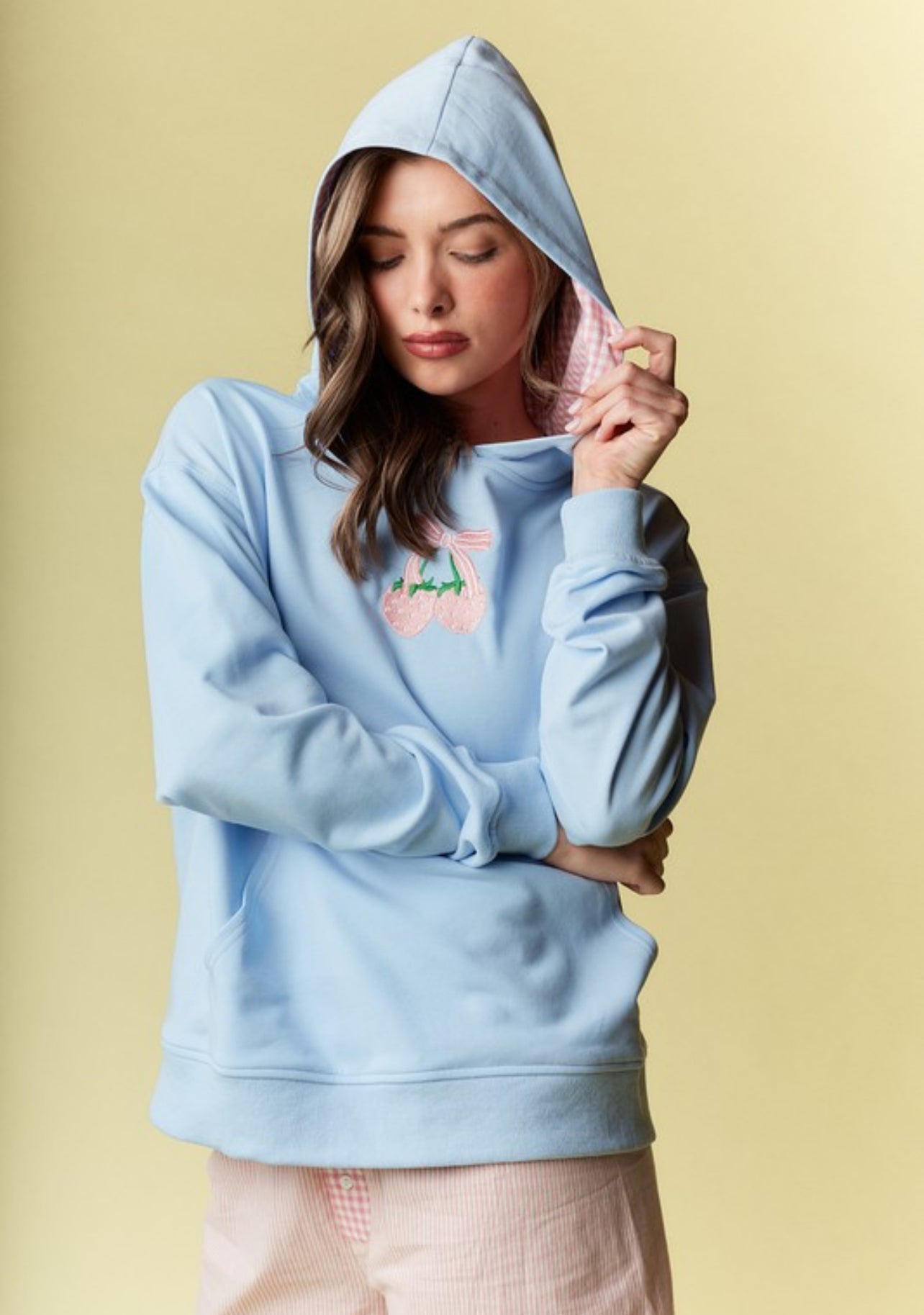 Strawberry Bow Hoodie