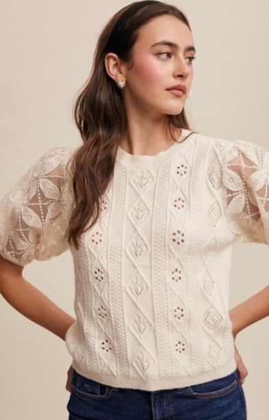 Perfectly Poised Sweater Top