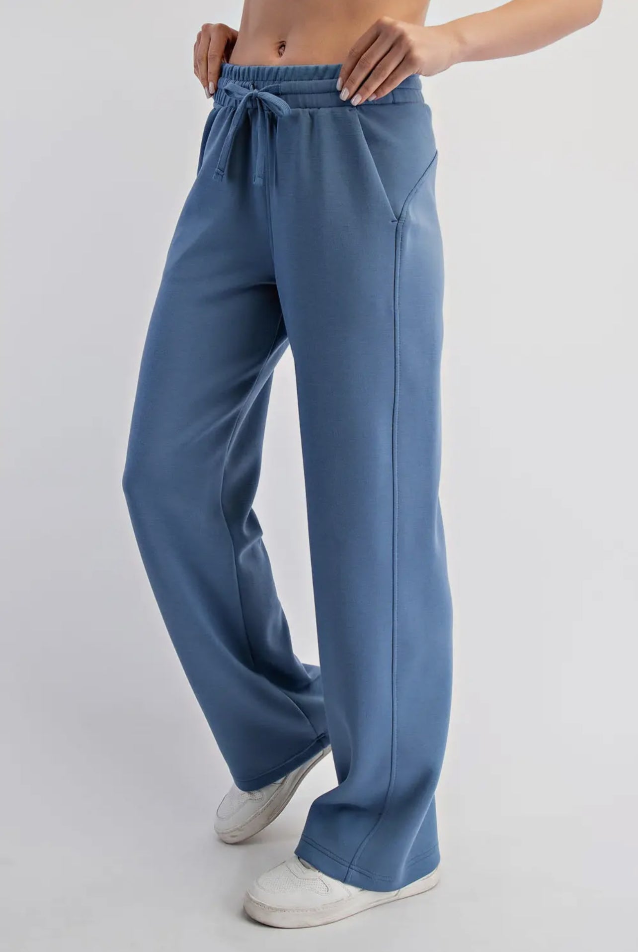 Ultimate Straight Wide Leg Pant In Paradise Blue