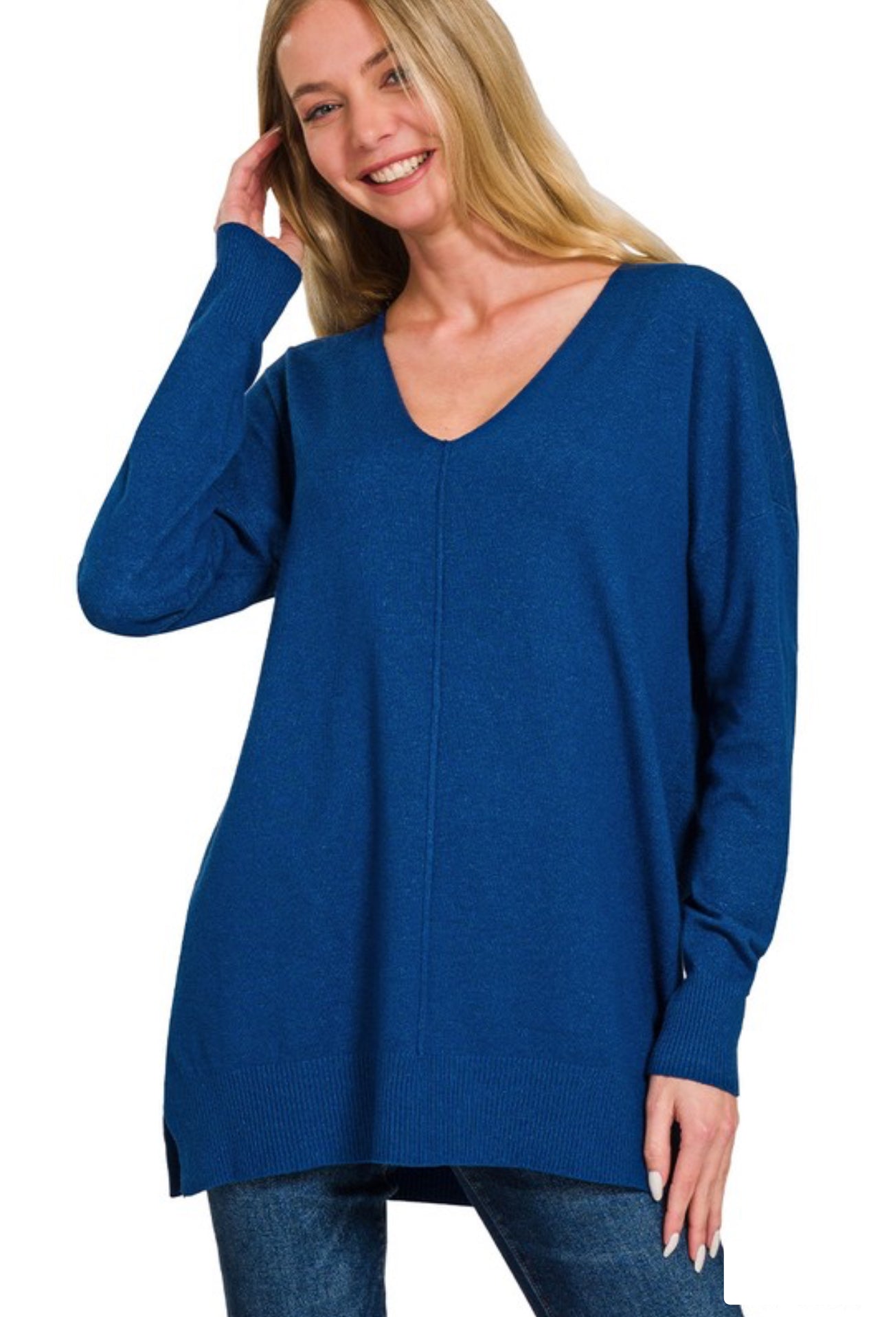 Breckenridge Sweater In H. Navy