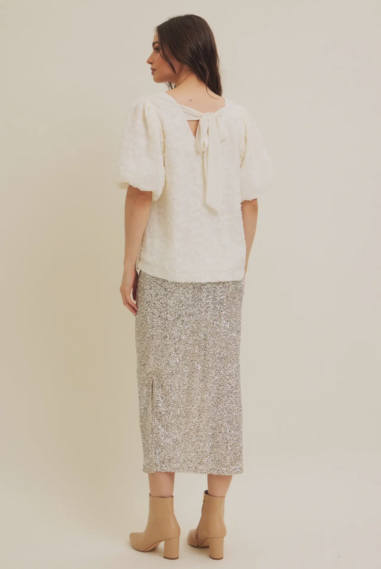 Elegance In 3D Flower Blouse
