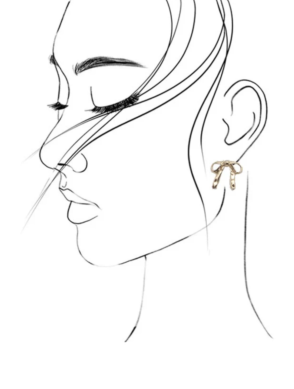 Bow Stud Earrings