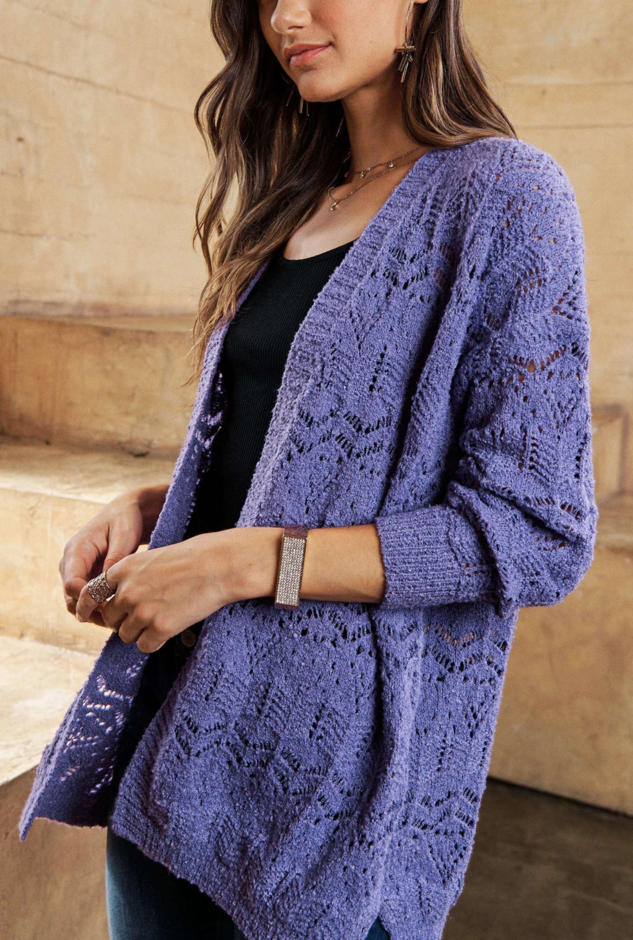 Lavender Moments Cardigan