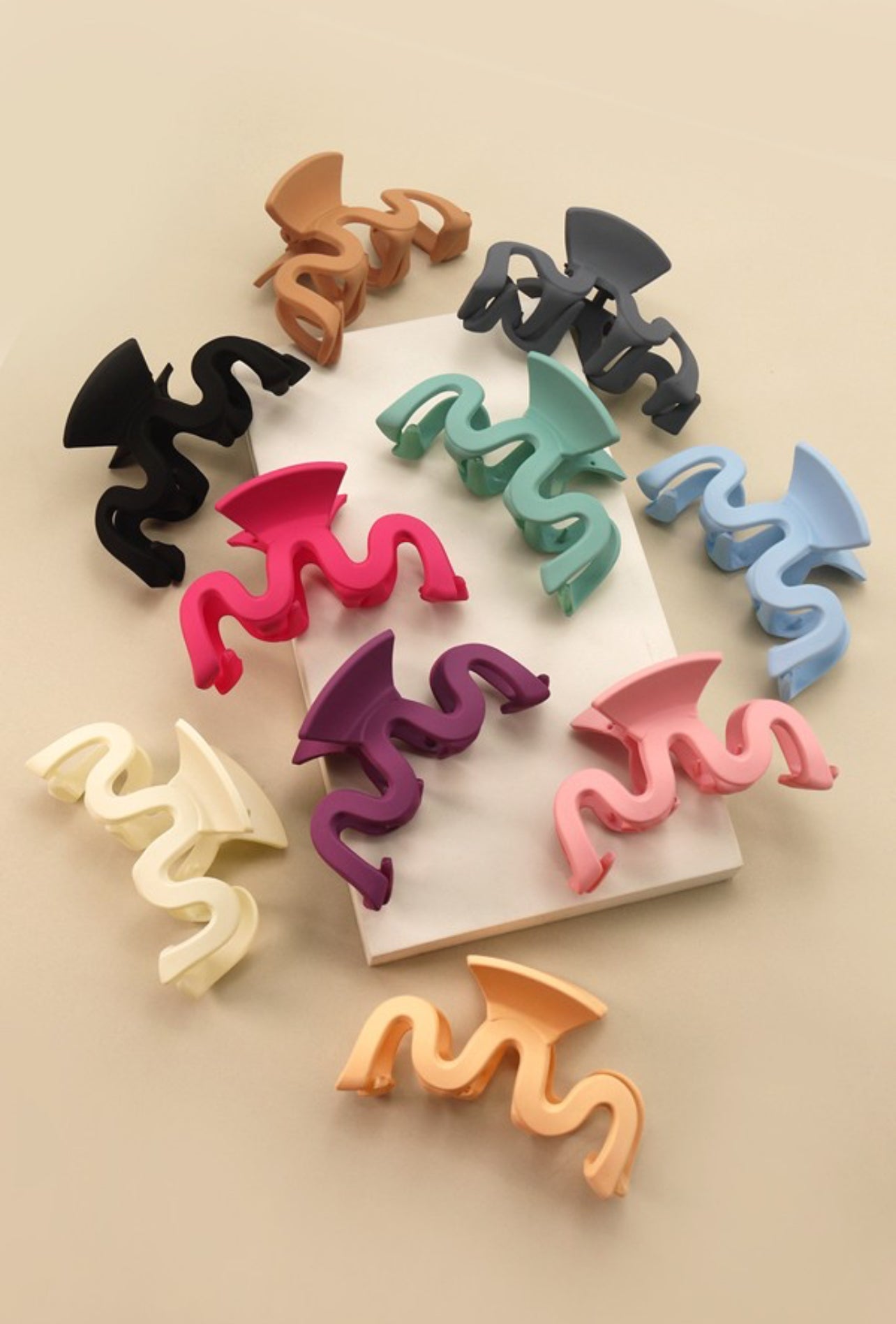Happiness In Waves Claw Clip