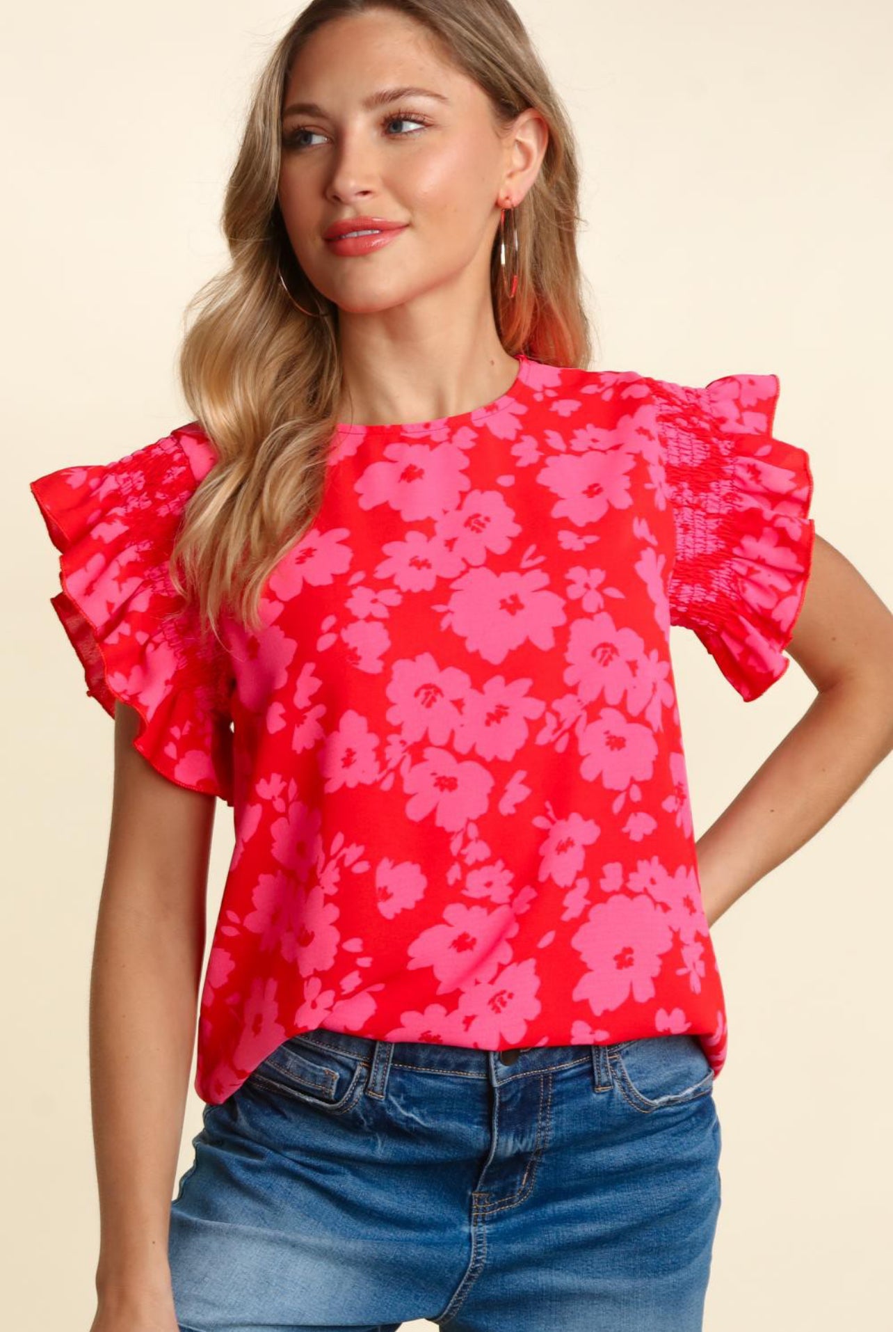 Give Me Everything Ruffled Top
