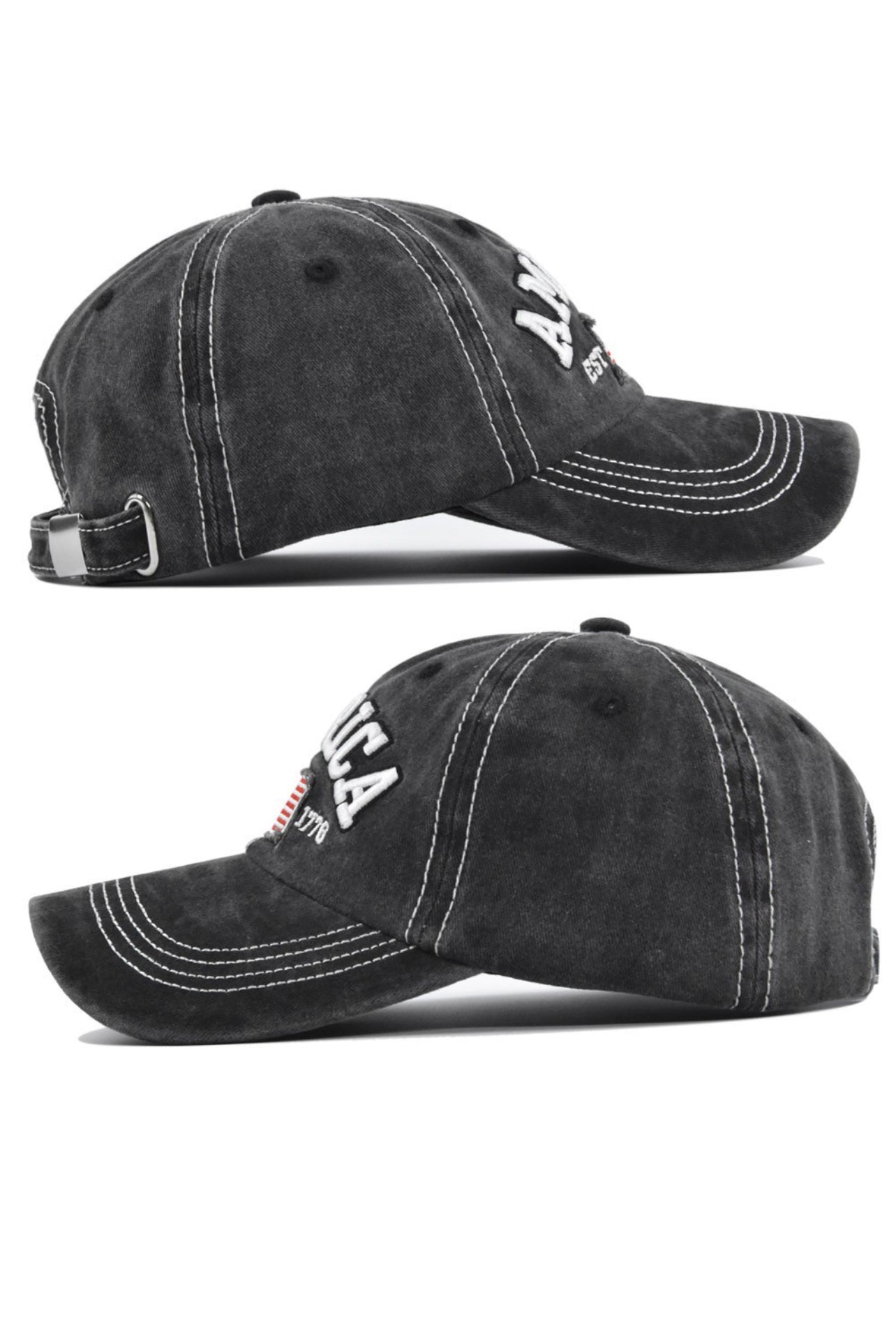 America Embroidered Baseball Cap