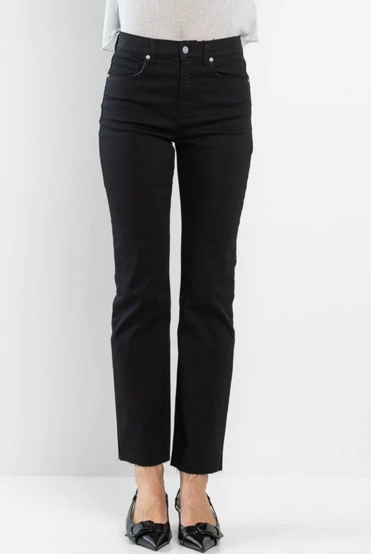 Uptown Trend High Waisted Slim Straight Jeans
