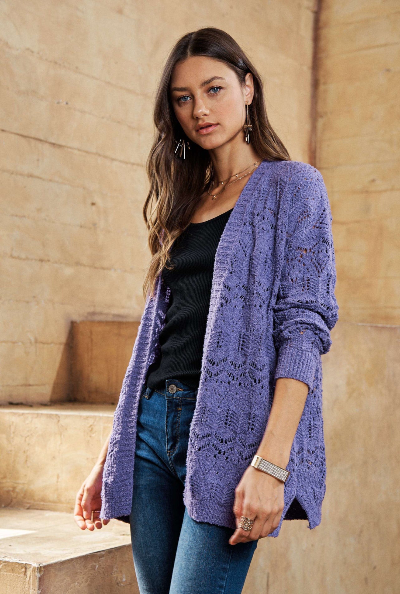 Lavender Moments Cardigan