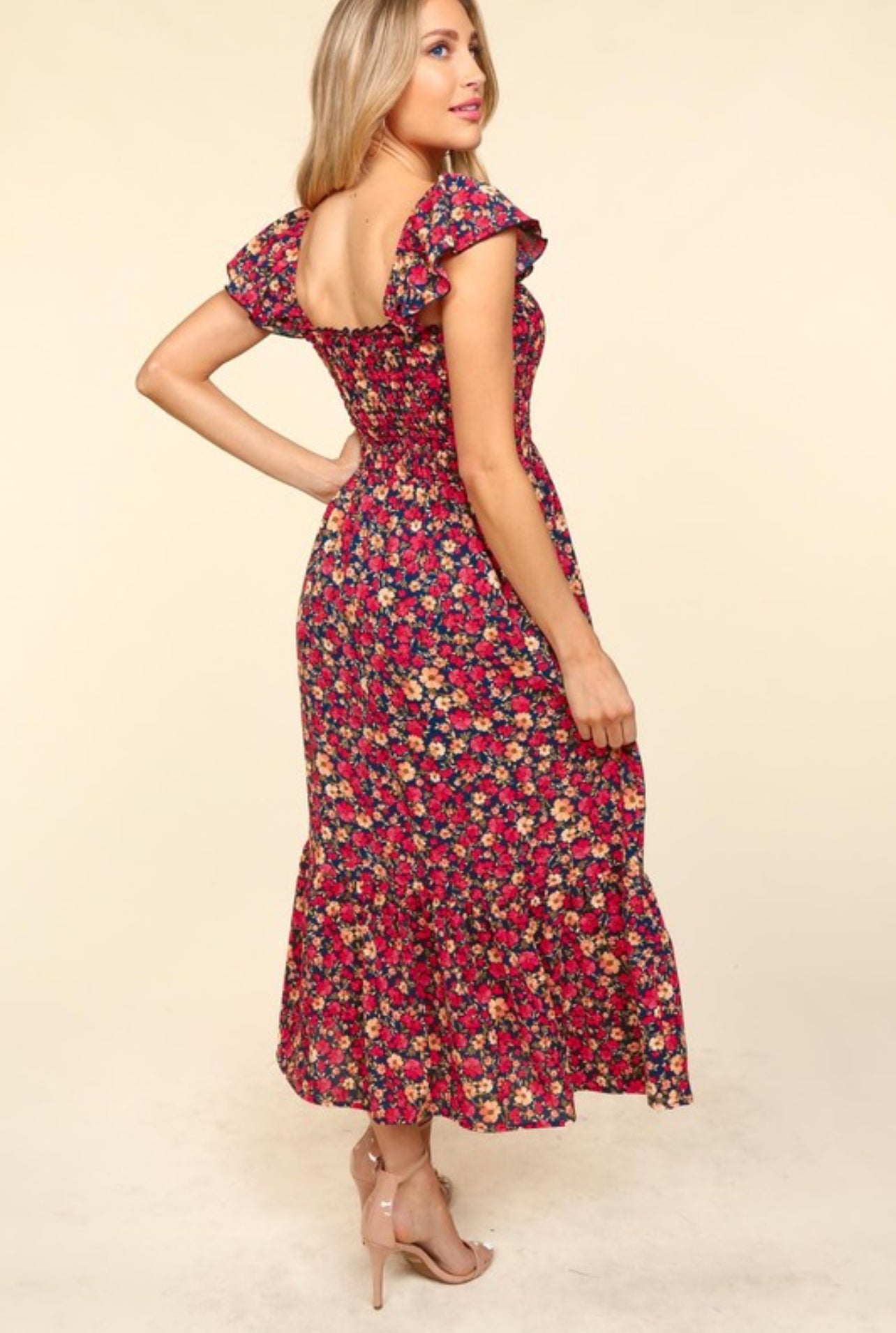 Romance In Florals Dress
