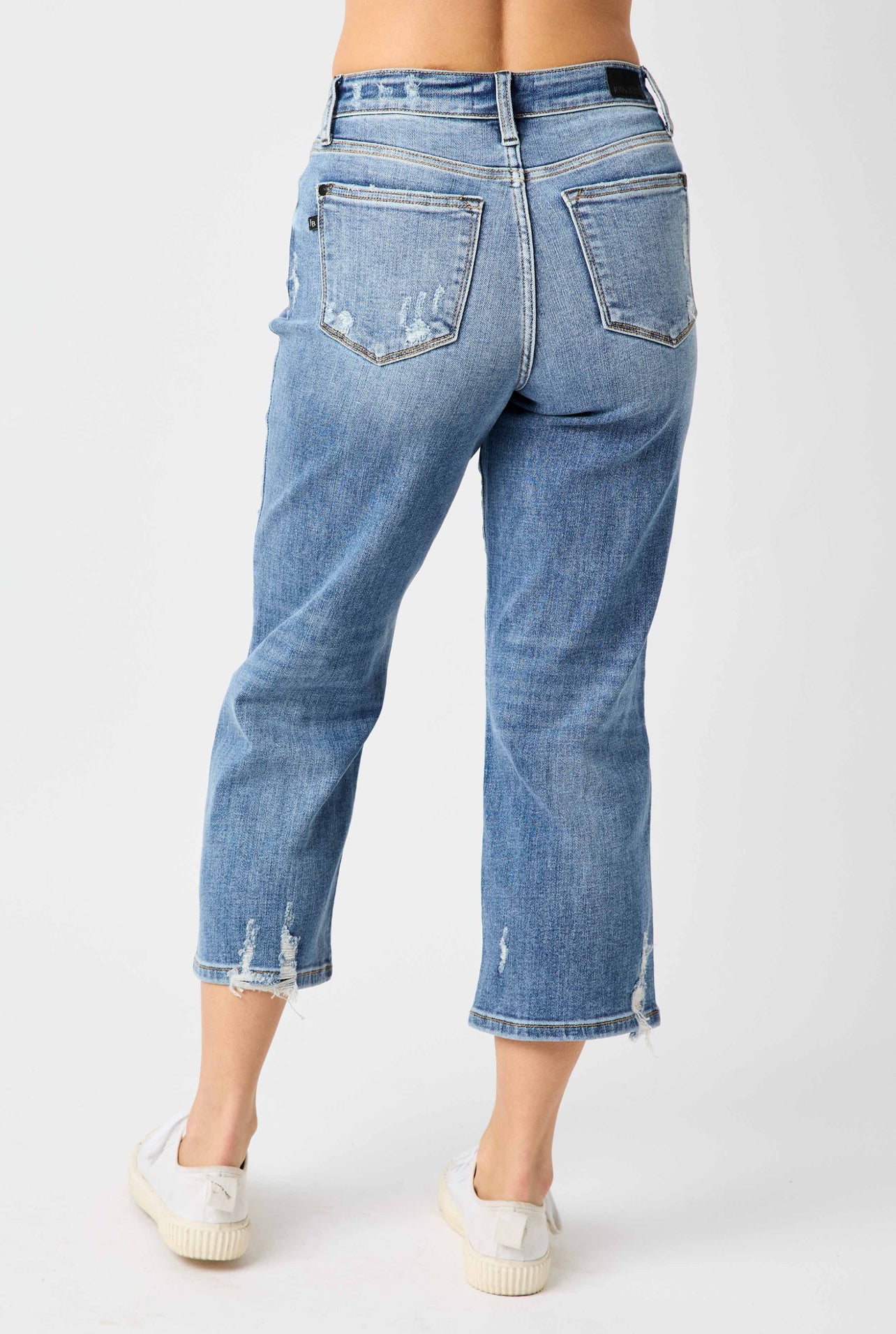 Ground Breaker High Rise Cropped Jeans