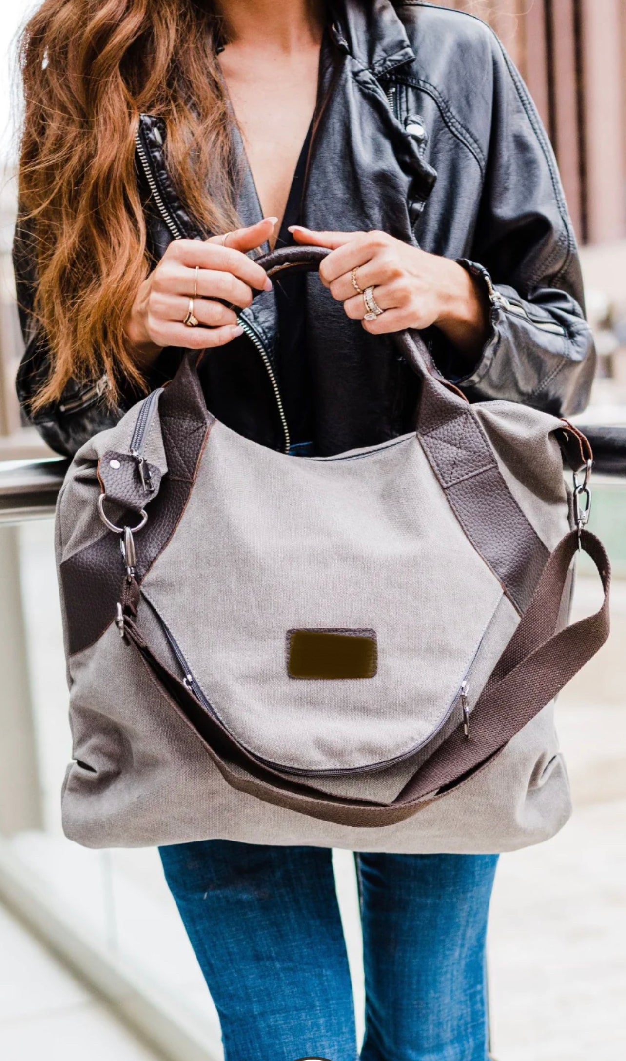 Stella Handbag In Grey