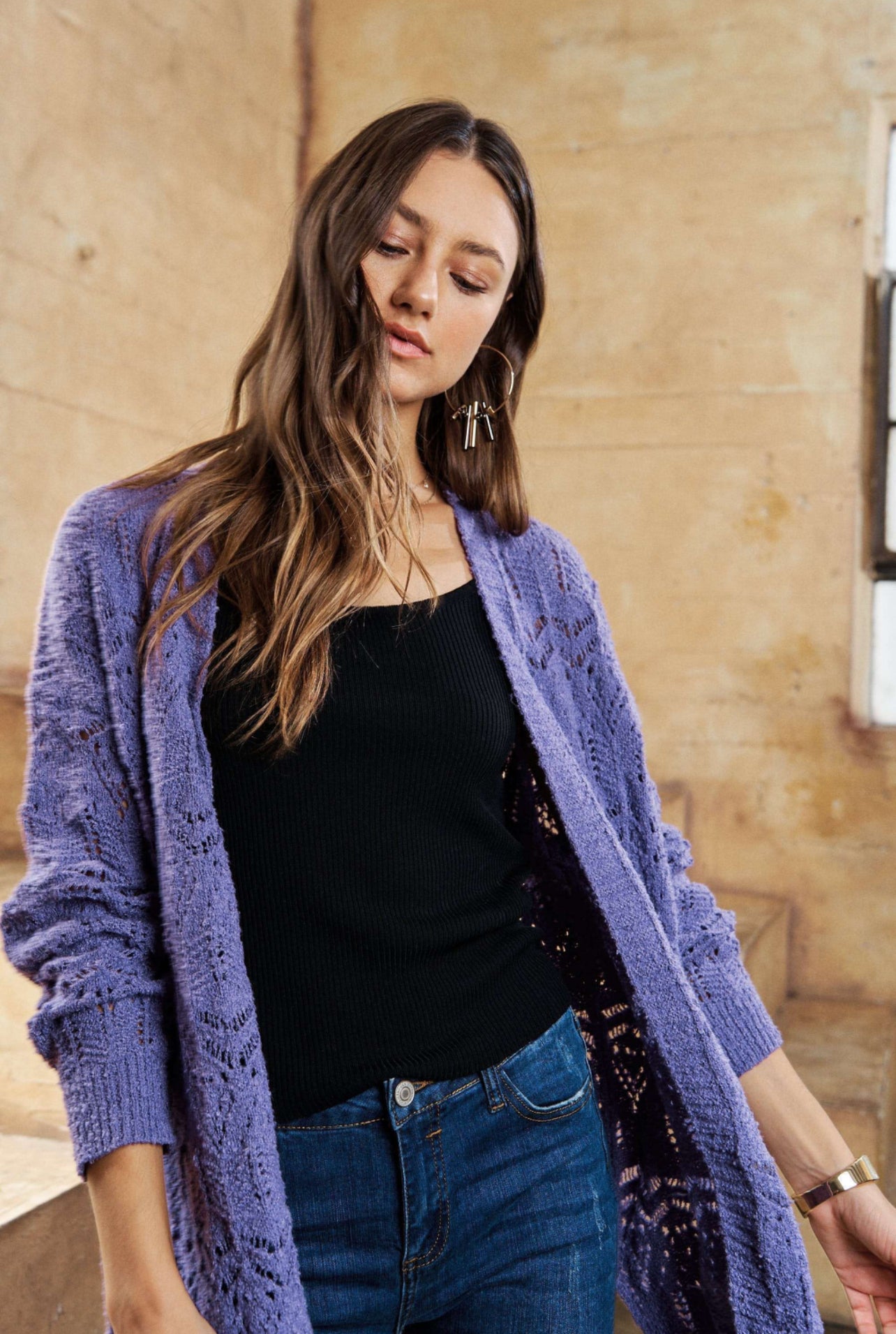 Lavender Moments Cardigan