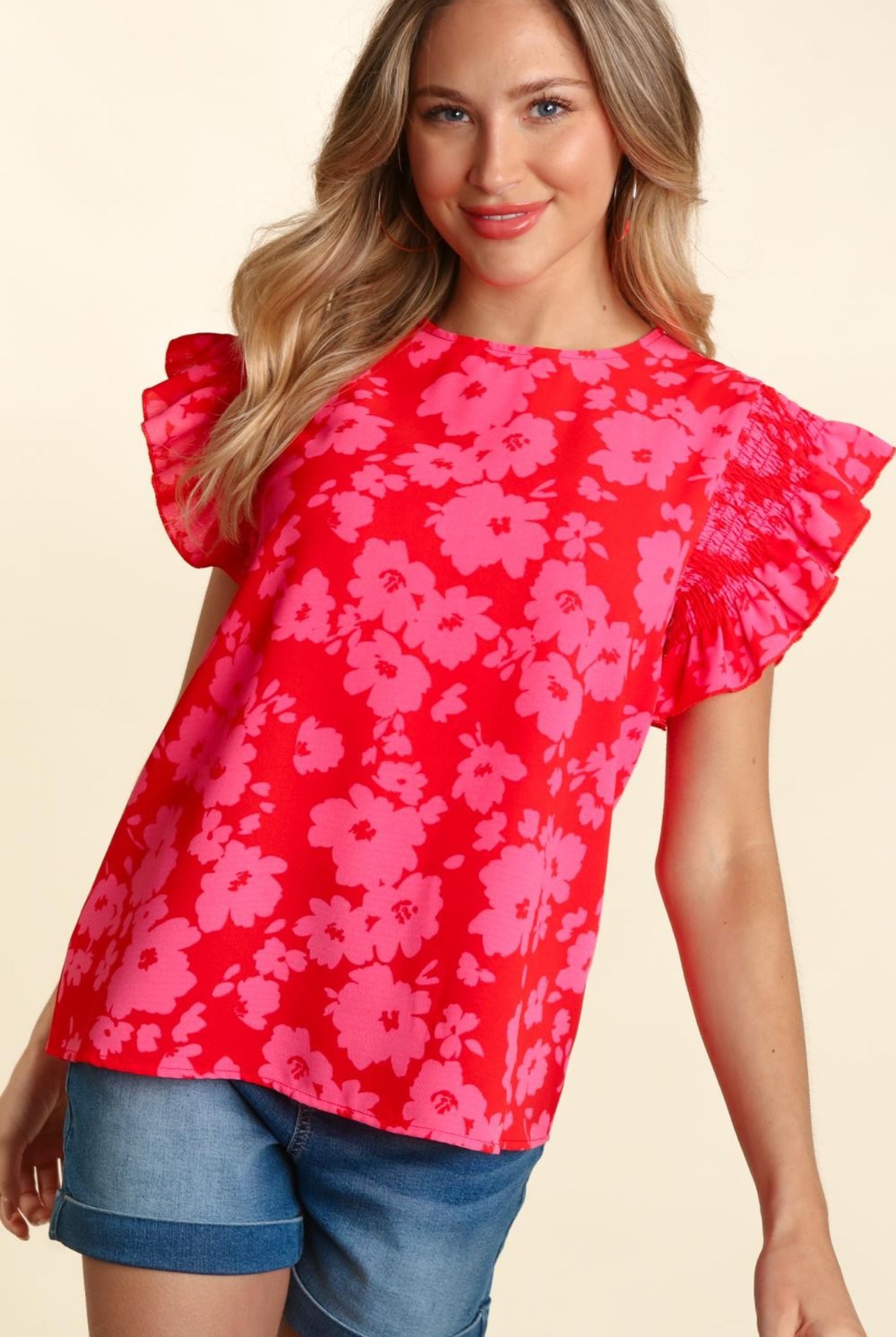 Give Me Everything Ruffled Top