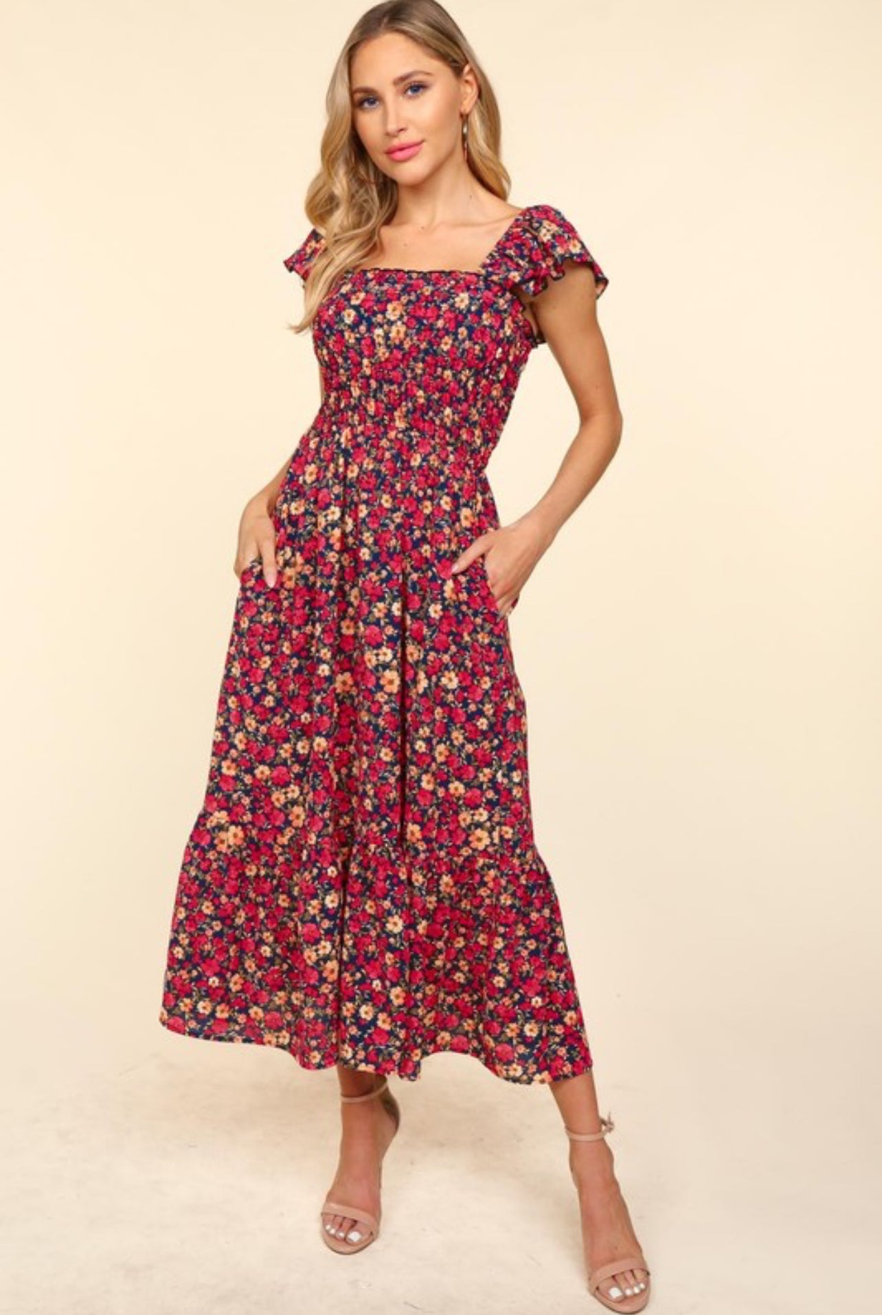 Romance In Florals Dress