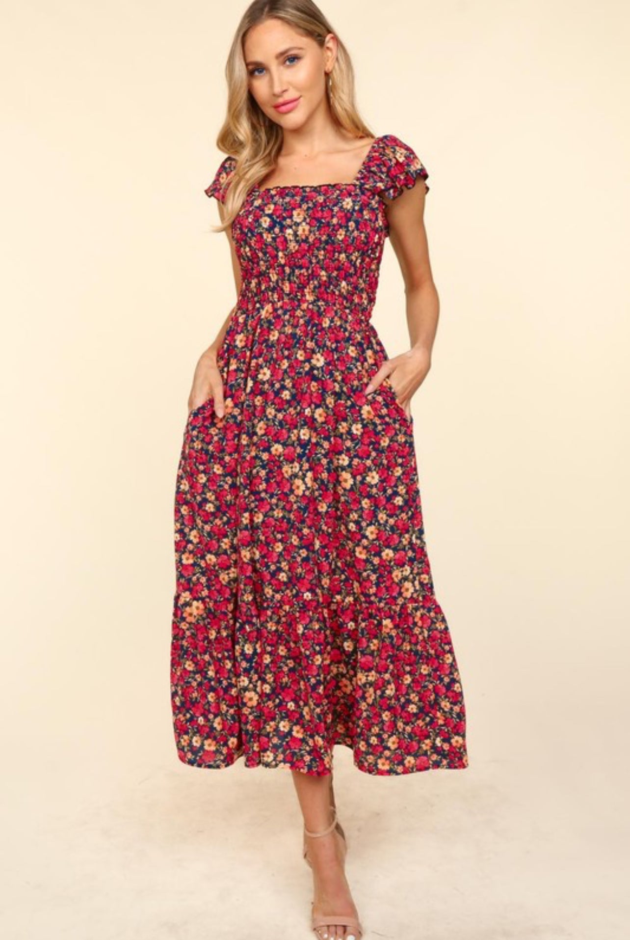 Romance In Florals Dress