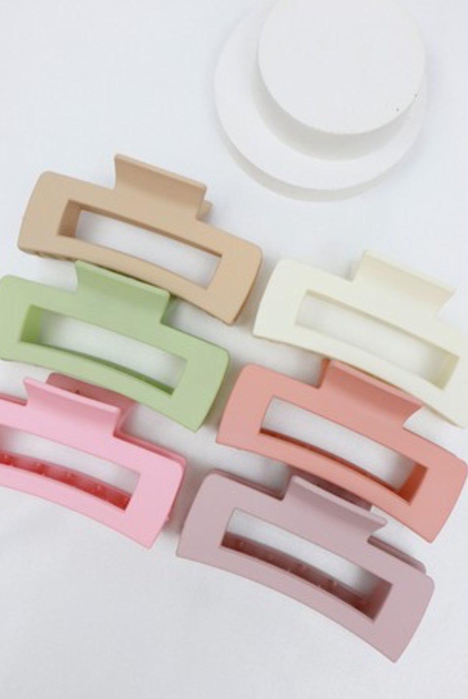 Matte Rectangle Claw Clip