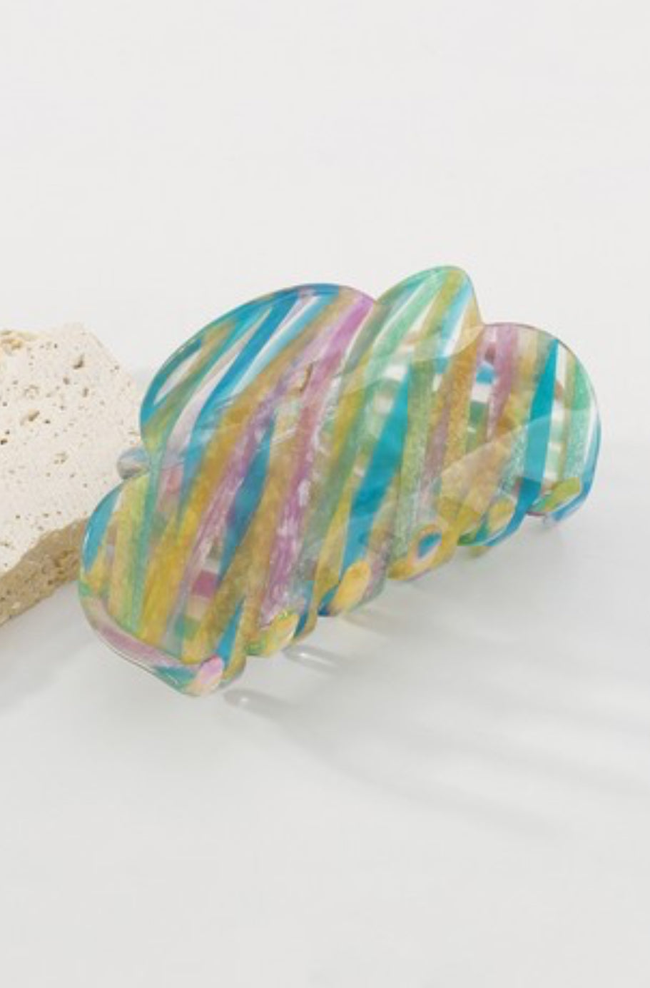 Rainbow Claw Clip