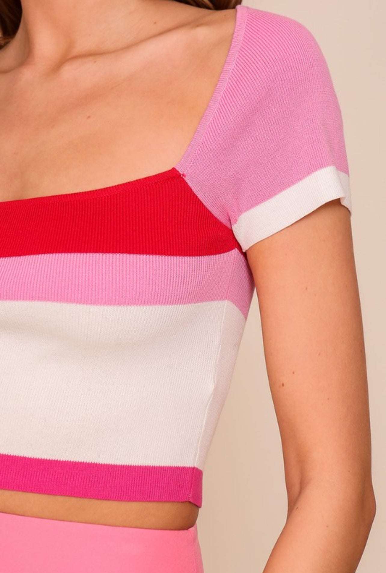 Vibrant And Playful Sweater Top