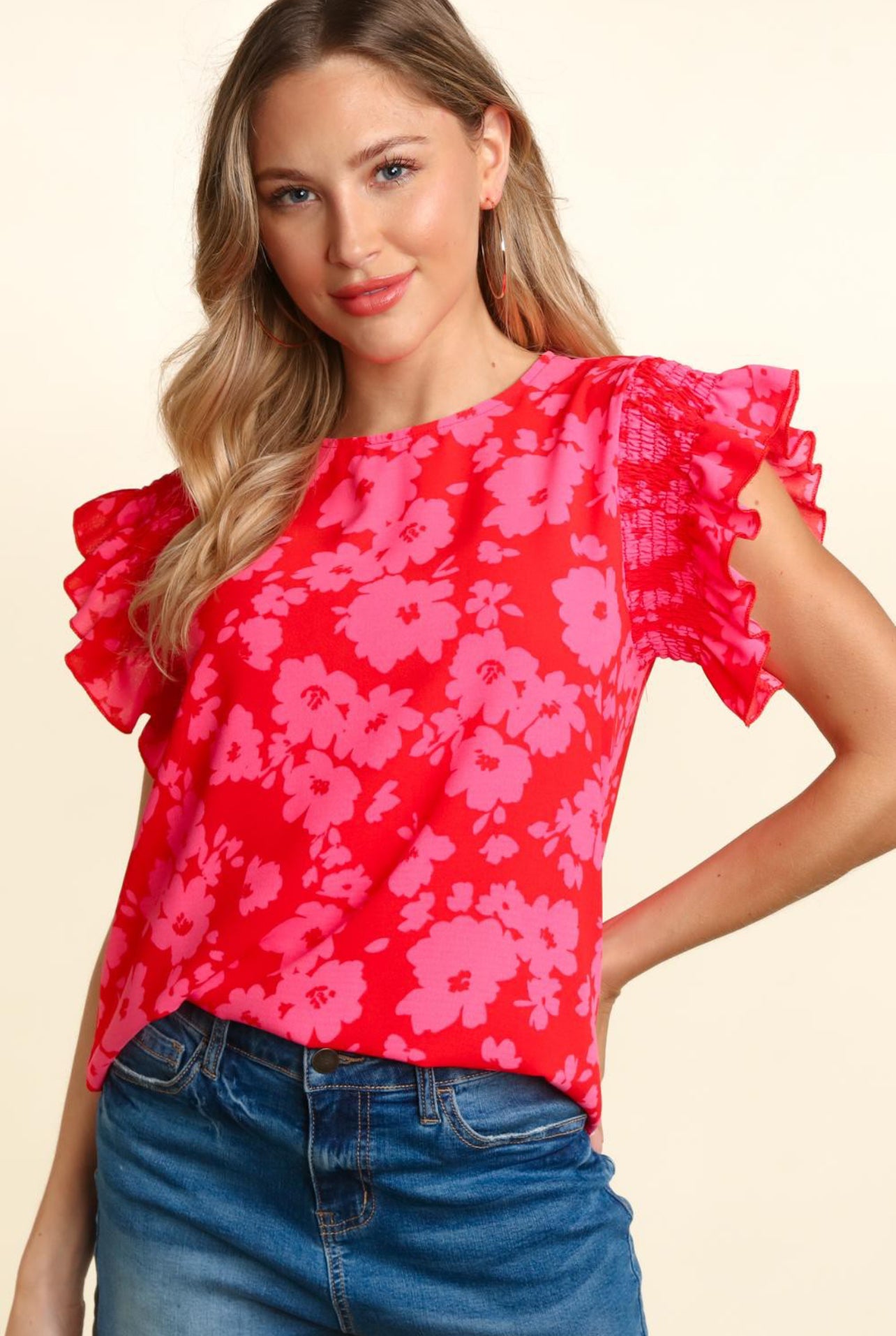 Give Me Everything Ruffled Top