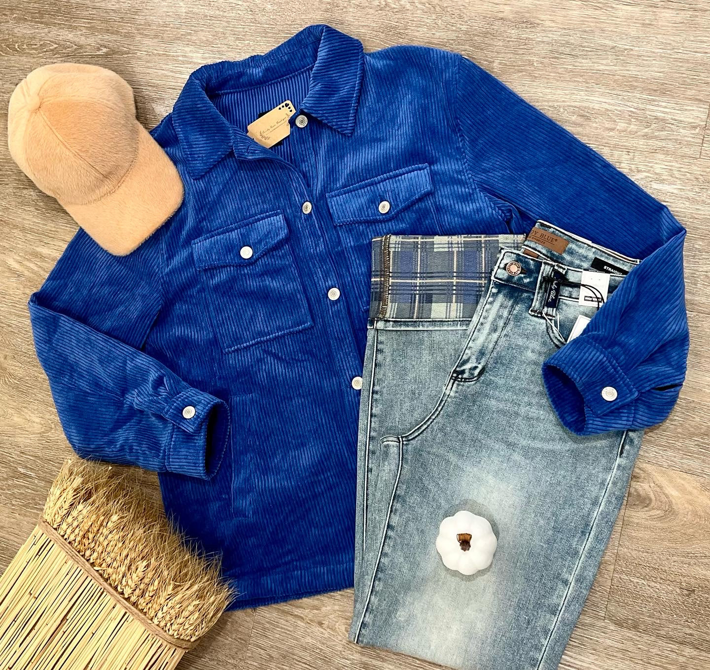 Everyone’s Favorite Shacket In Blue