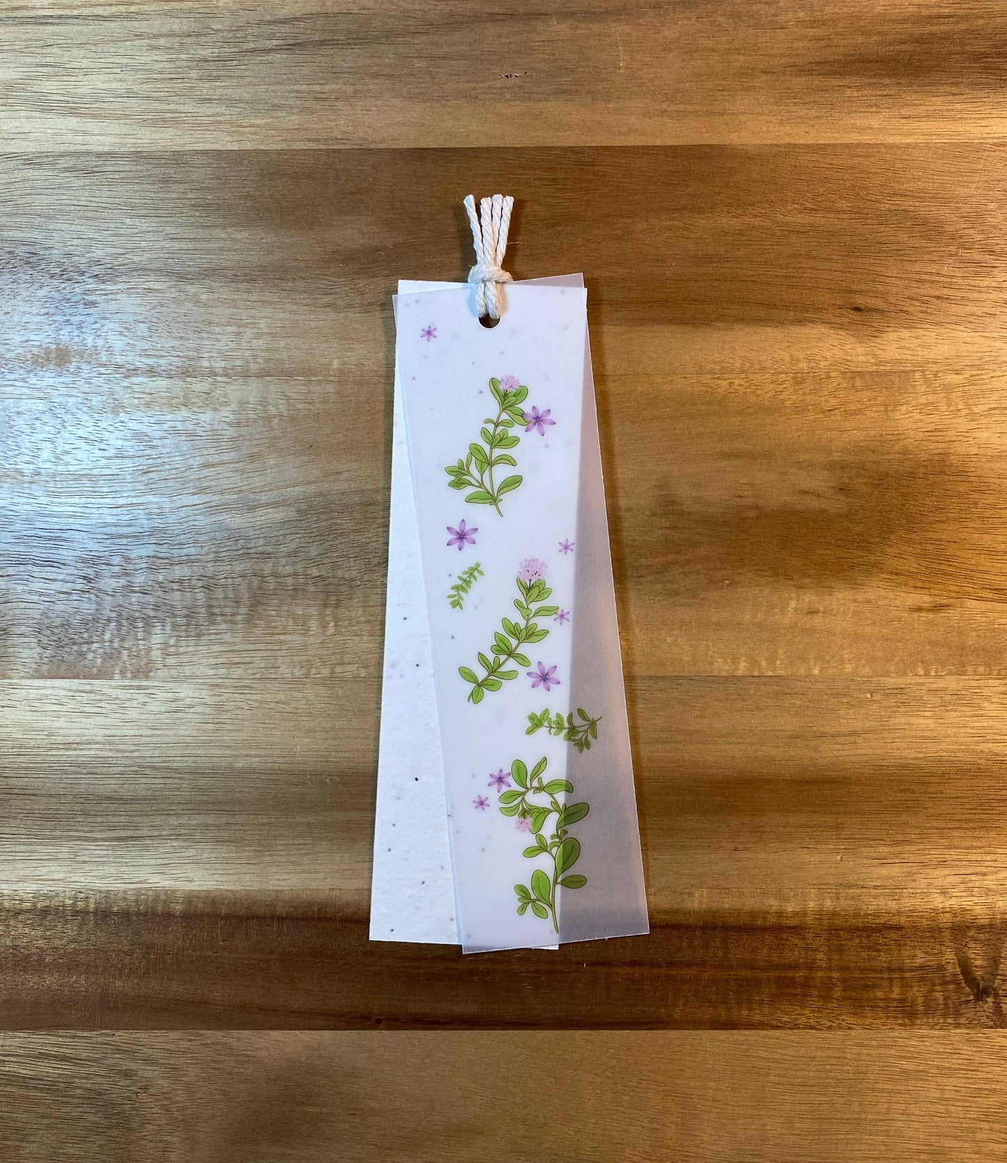 Plantable 2 in 1 Herb Bookmark