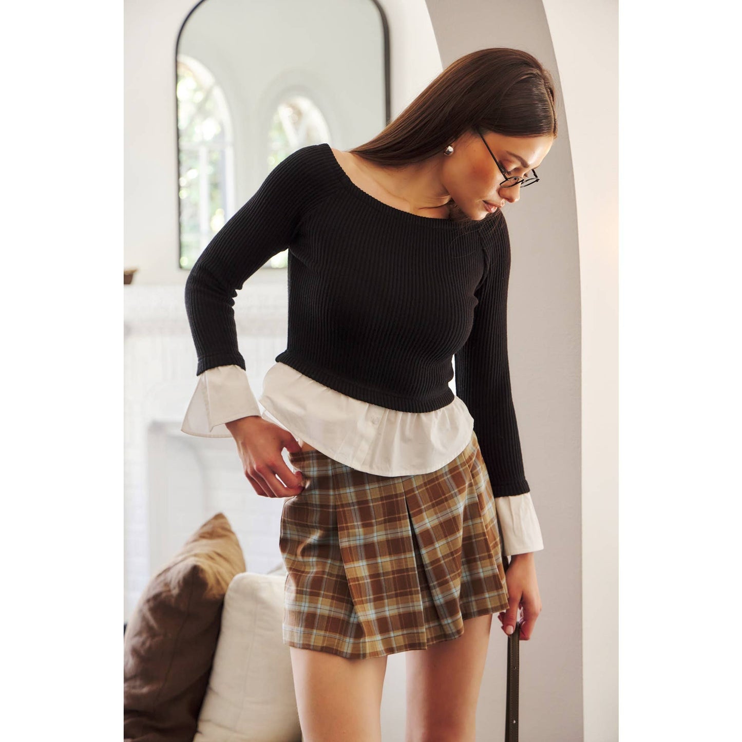 Preppy Minimalist Top