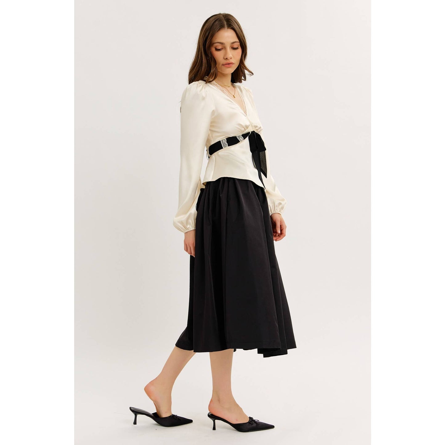 Secret Weapons Satin Blouse