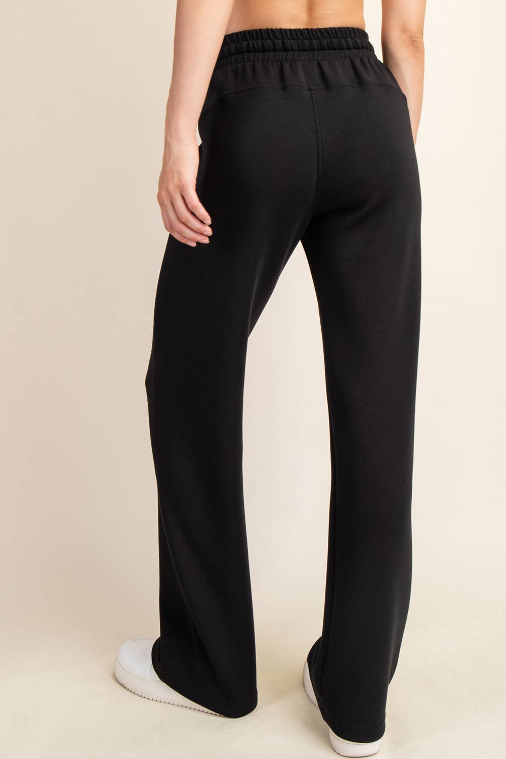 Ultimate Straight Wide Leg Pant In Black