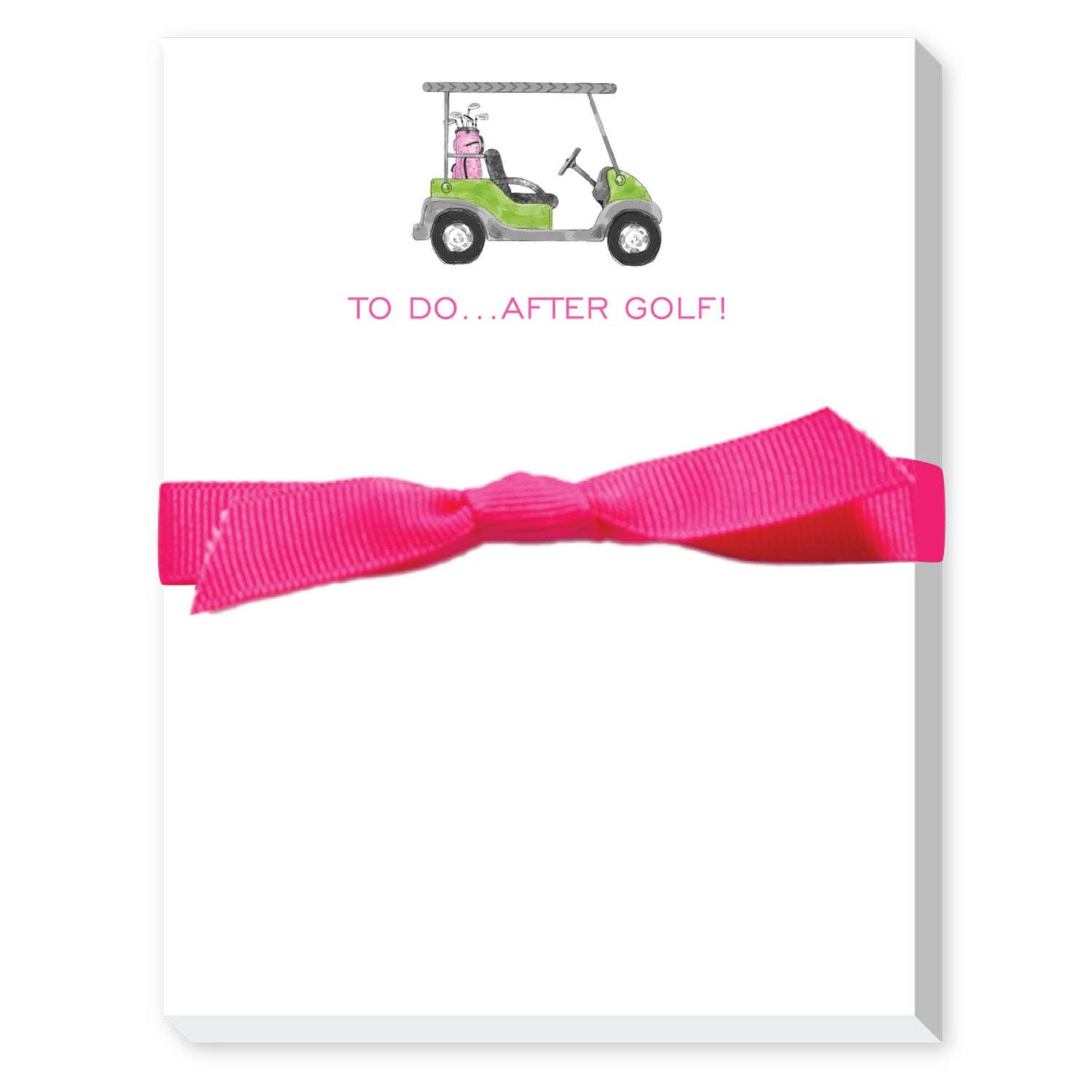 To Do After Golf Mini Notepad