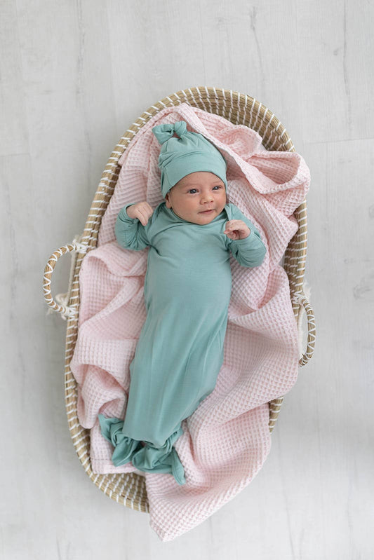 Newborn Gown and Hat Set