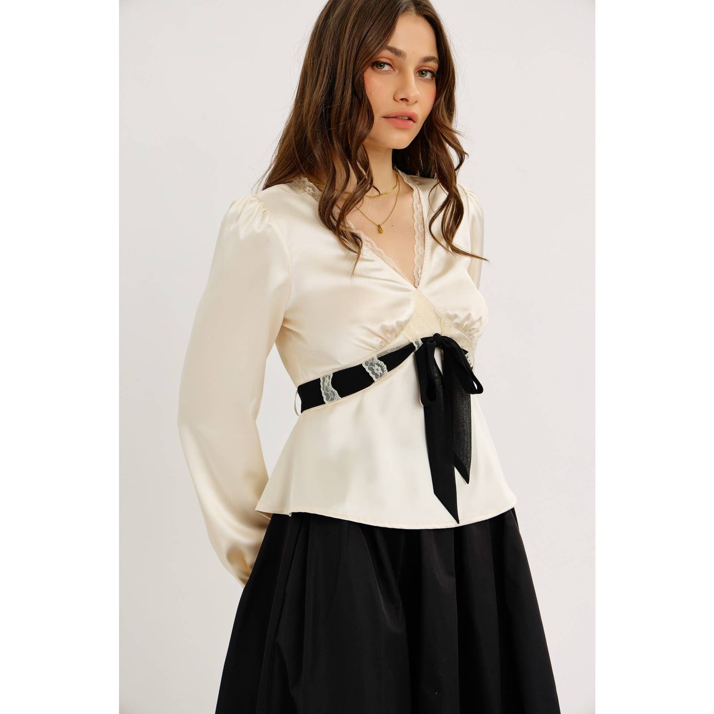 Secret Weapons Satin Blouse