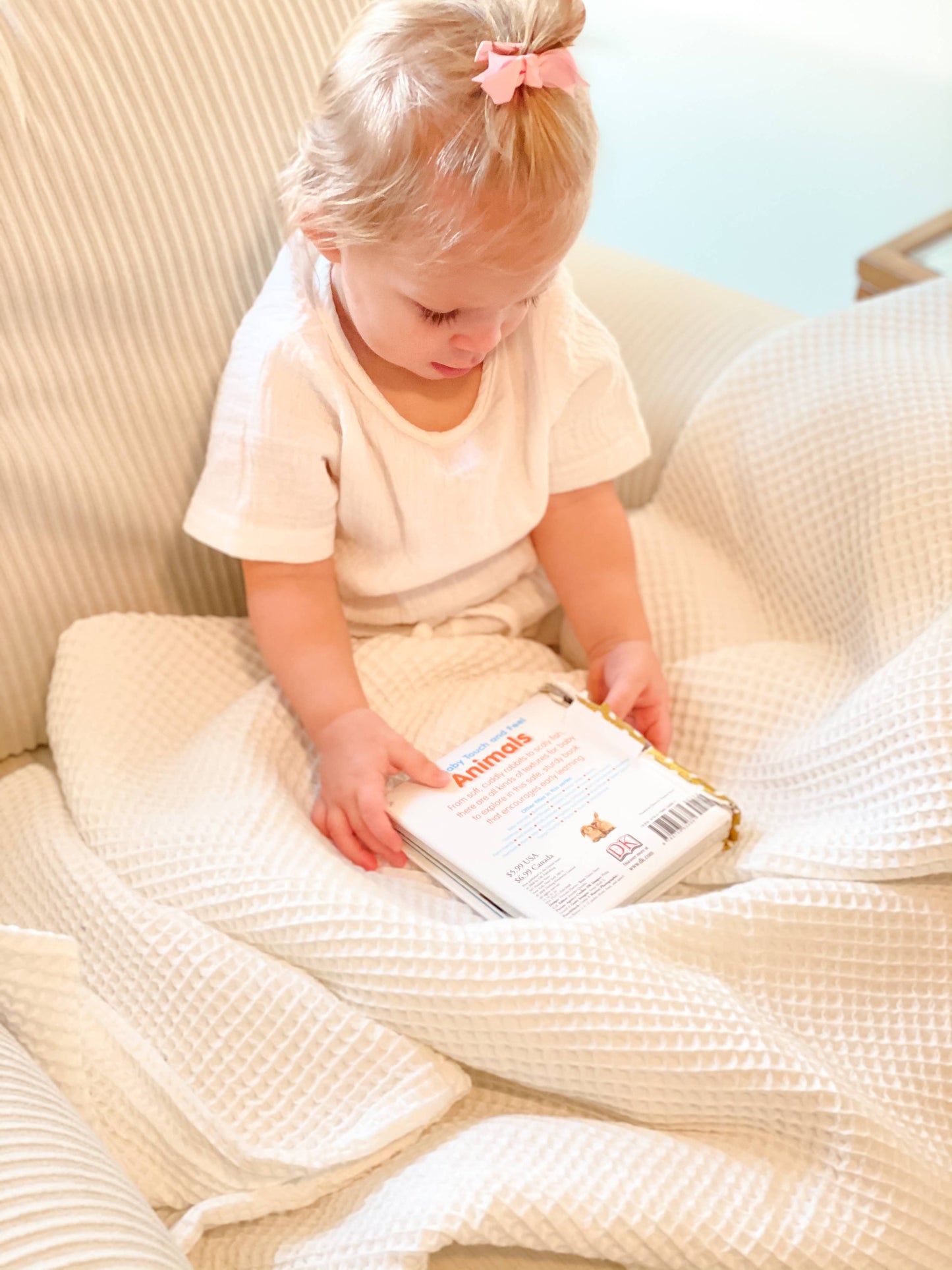 Waffle Baby Blanket