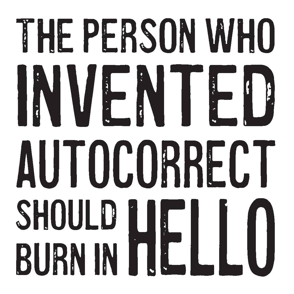 Autocorrect Burn Magnet