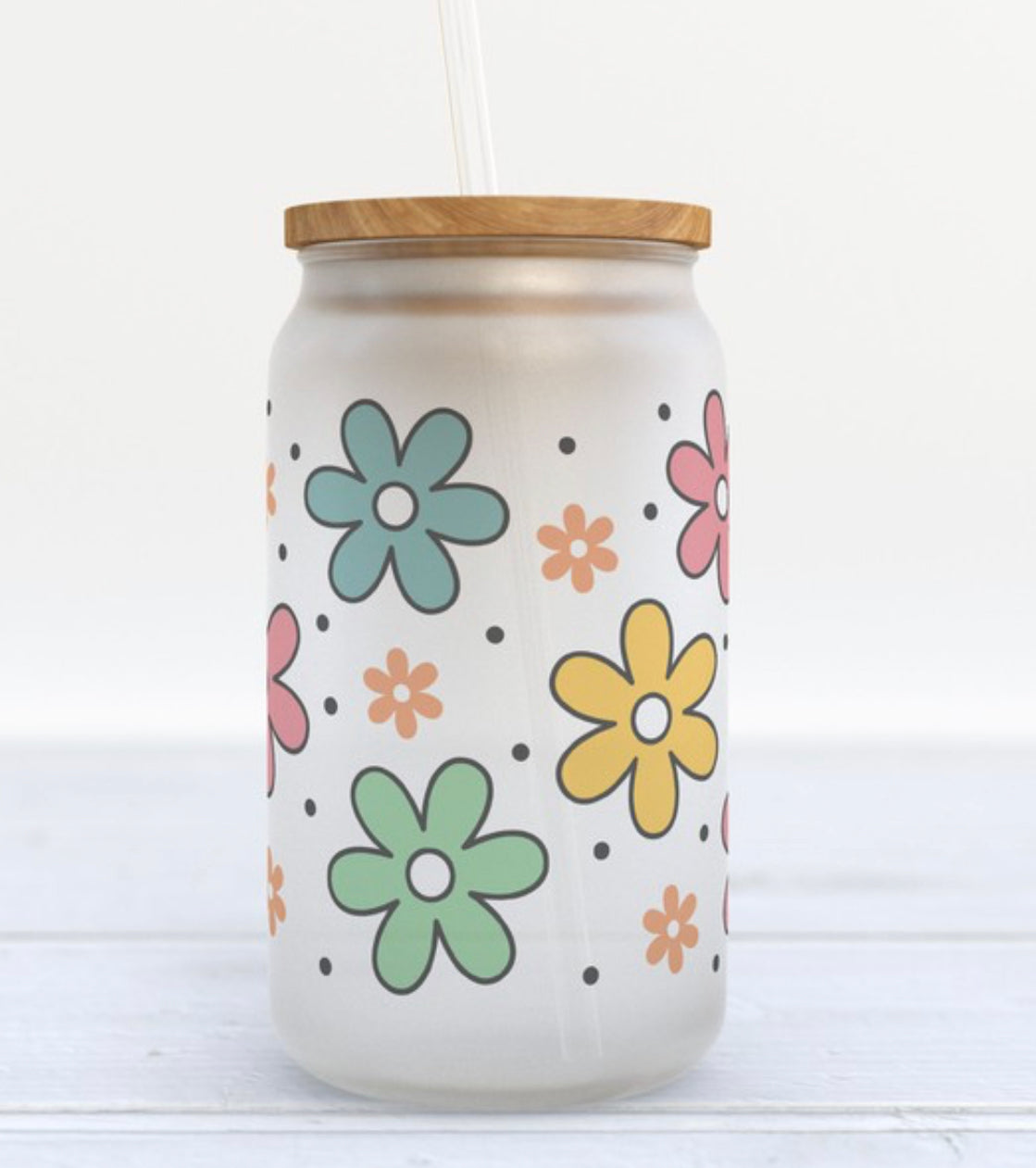 Best Floral Glass Tumbler