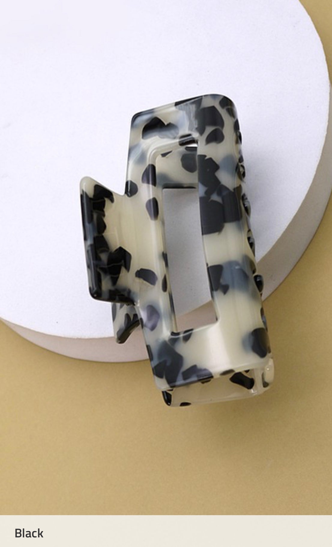 Marbleized Claw Clip