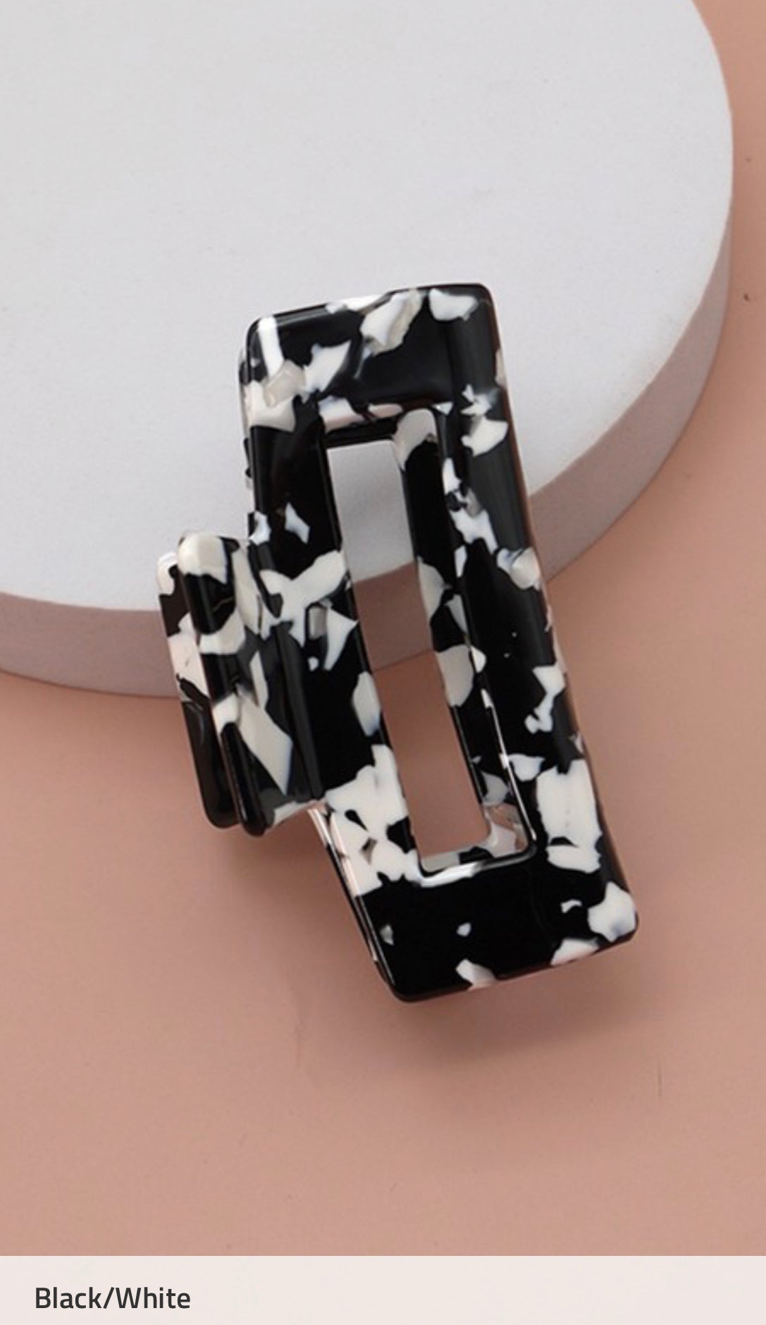 Marbleized Claw Clip