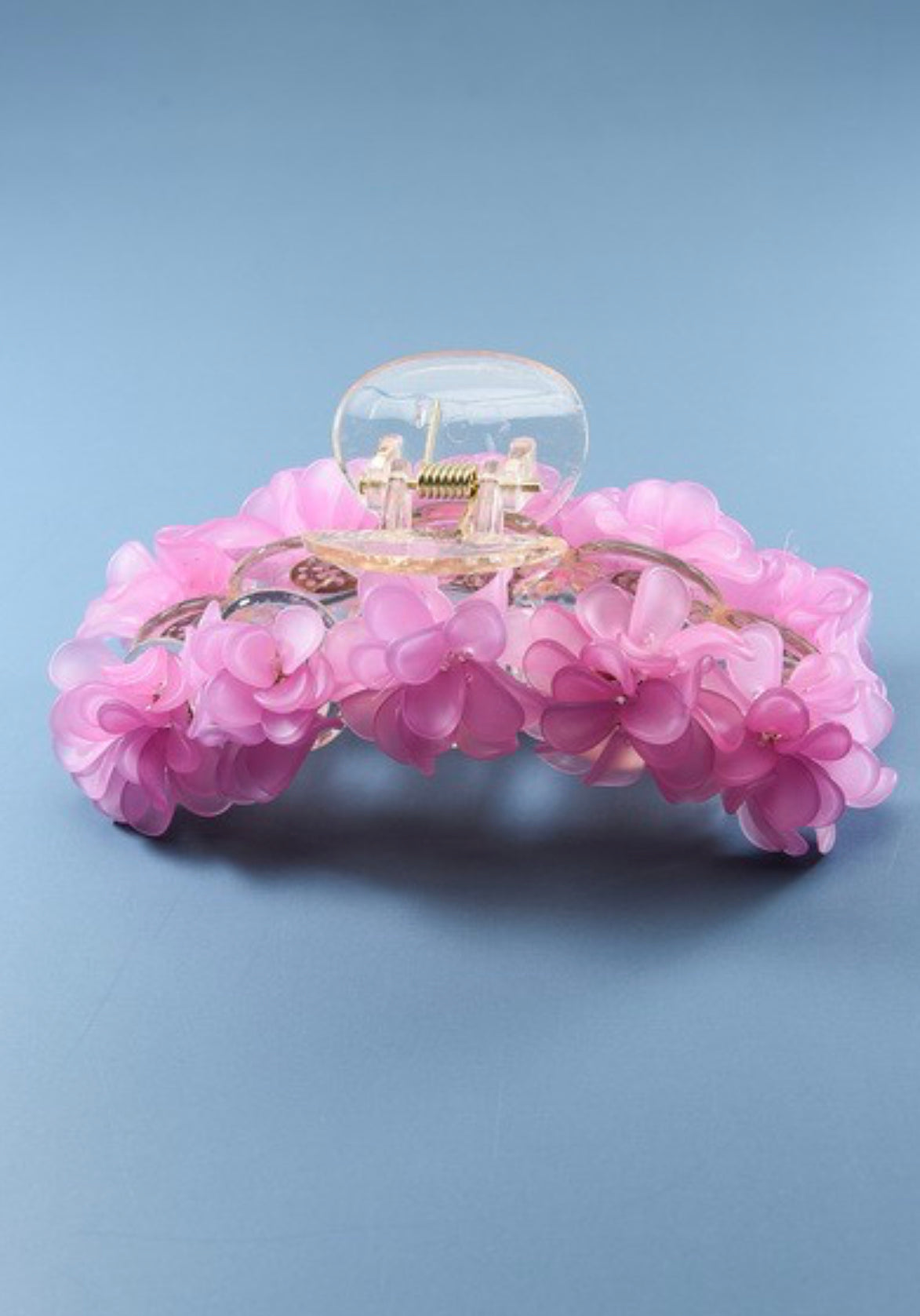 Artistic Floral Claw Clip