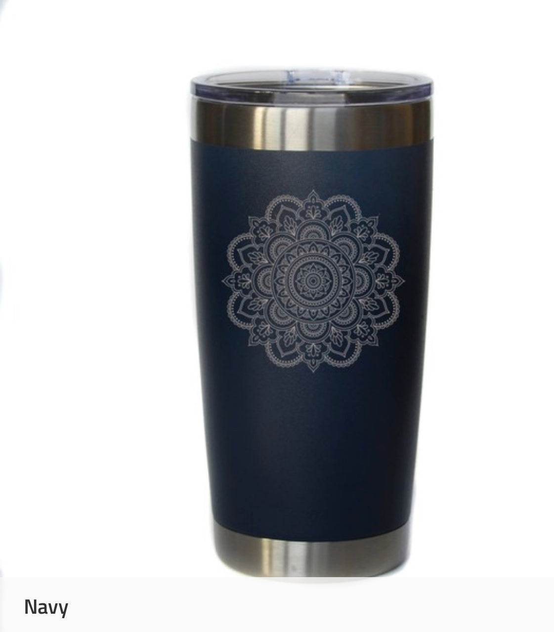 Mandala Flower Tumbler