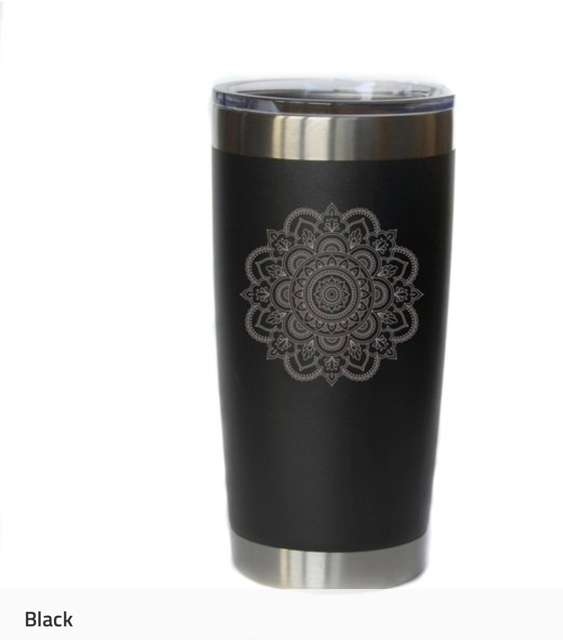 Mandala Flower Tumbler