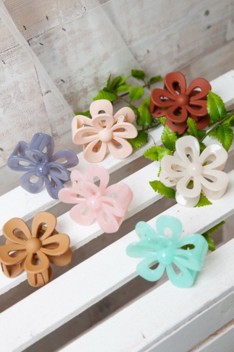 Floral Love Claw Clip