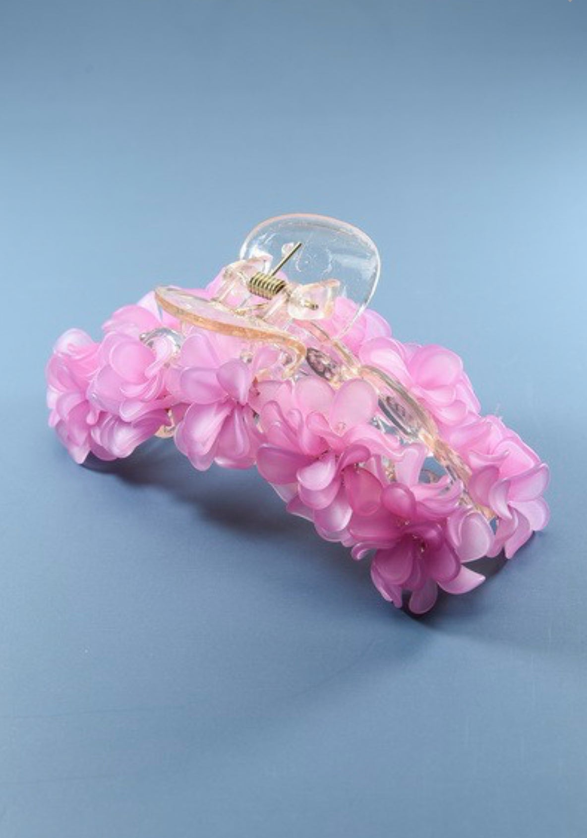 Artistic Floral Claw Clip