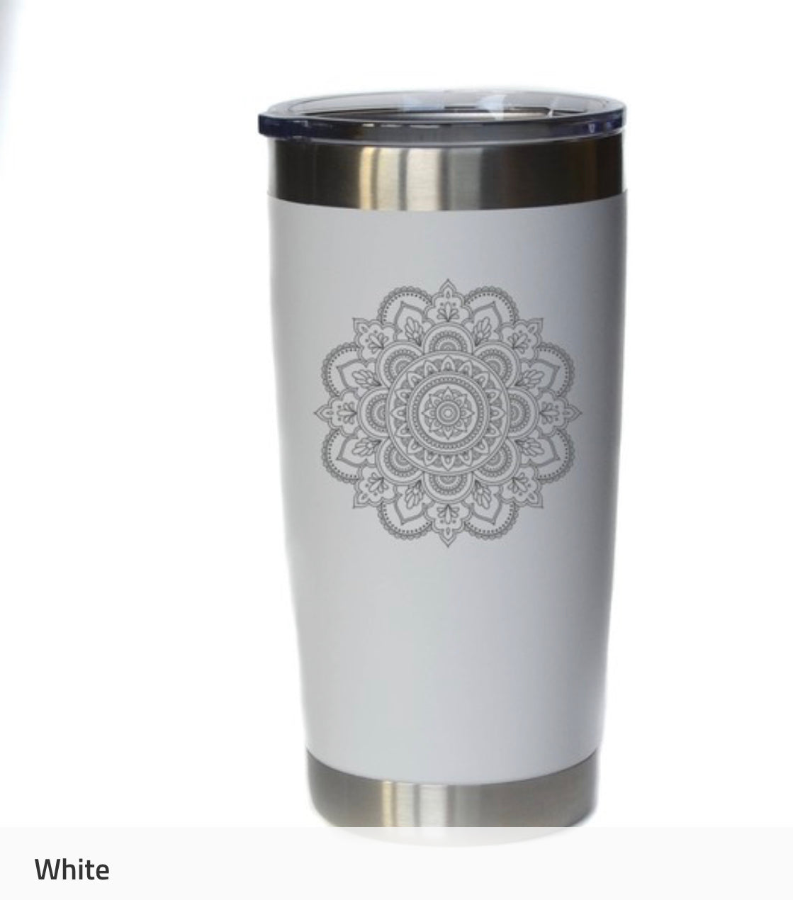 Mandala Flower Tumbler
