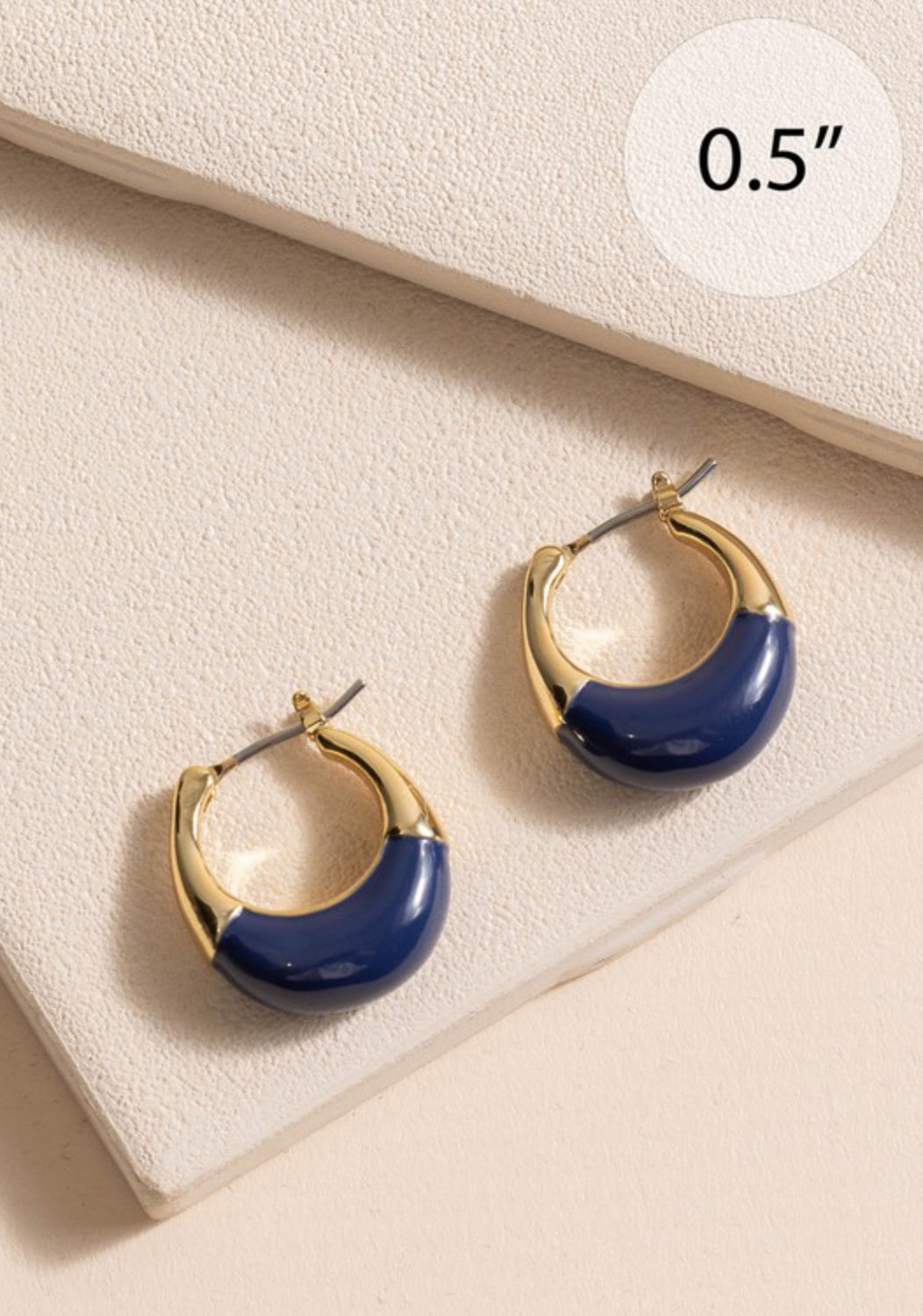 Two Toned Hoops