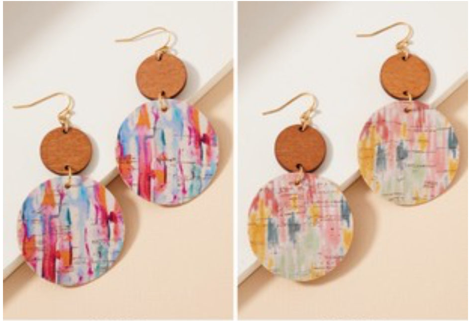 Watercolor Earrings