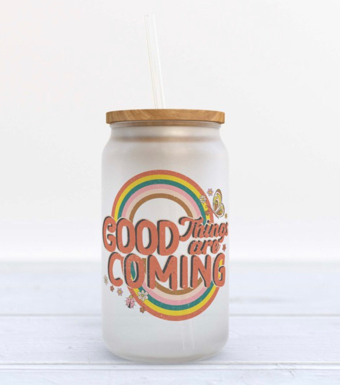 Good Things Coming Glass Tumbler