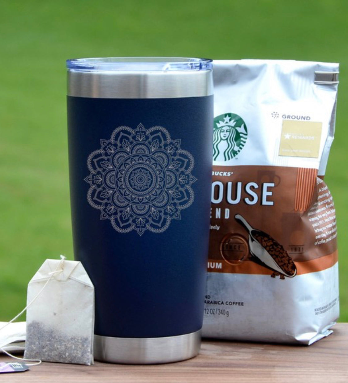 Mandala Flower Tumbler