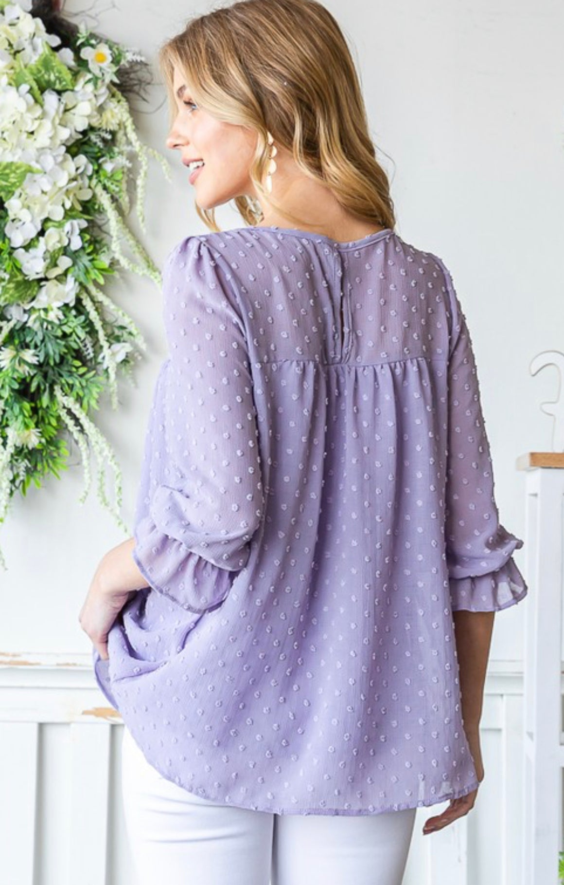 Flows With You Top-Lilac