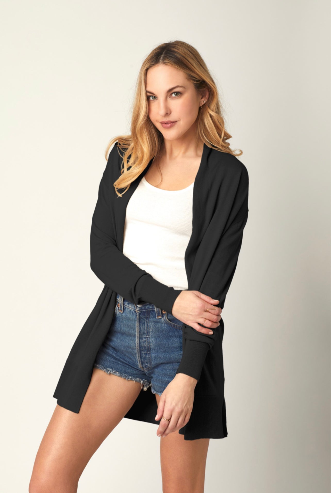 Blissed Out Cardigan - Black