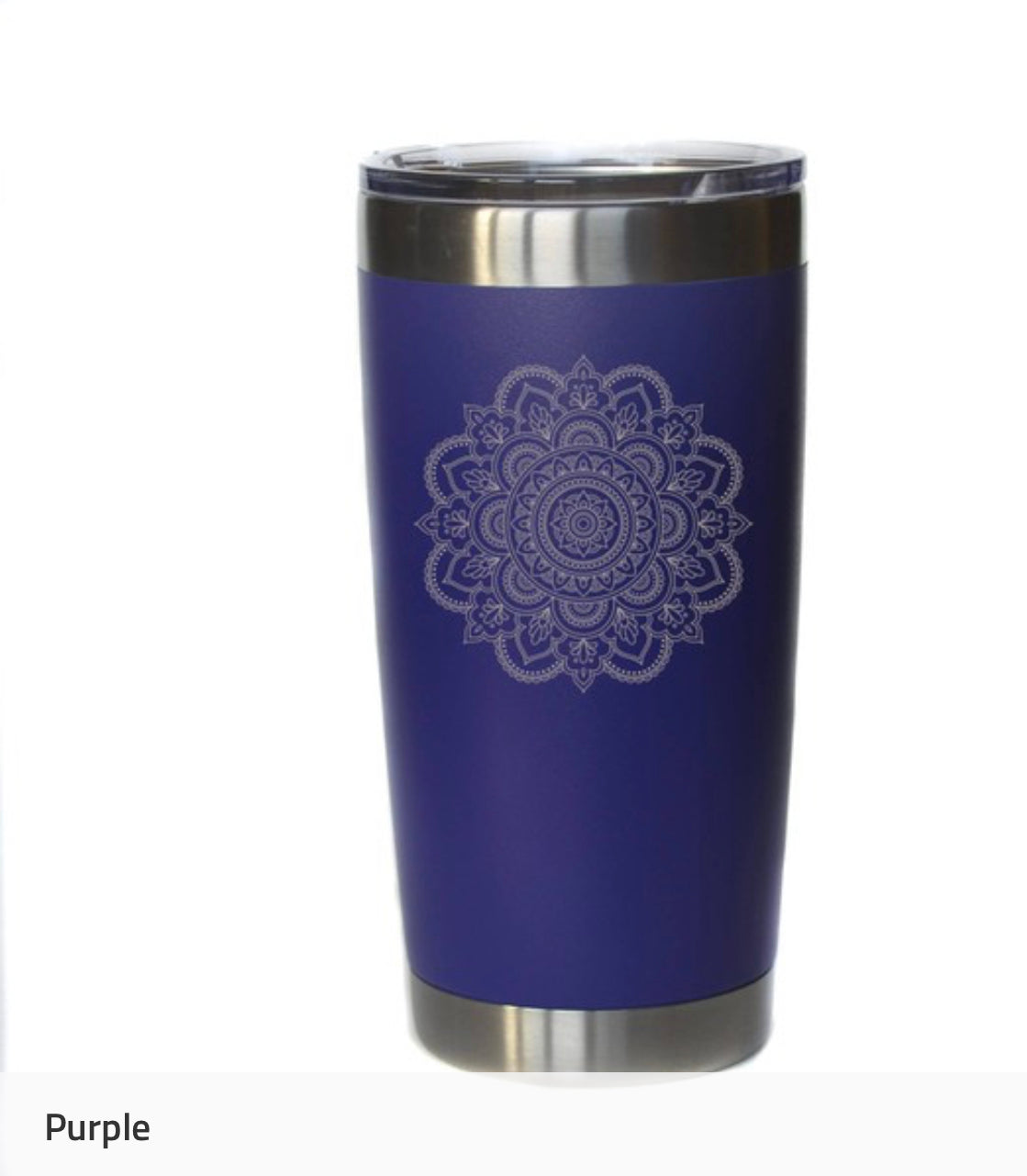 Mandala Flower Tumbler